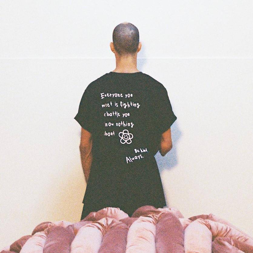 BE KIND. ALWAYS. TEE BLACK - IVORY WORLD