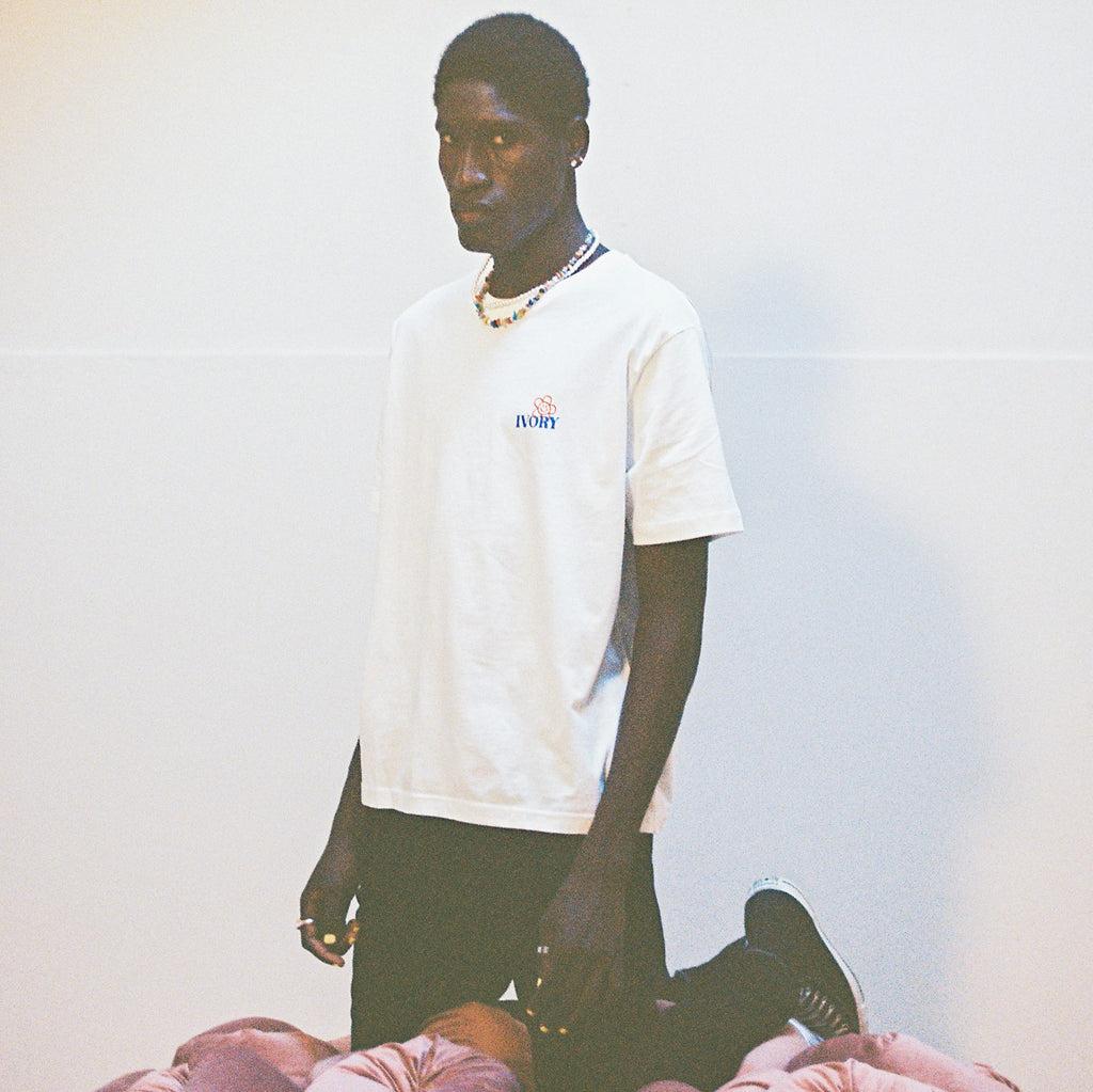 ANXIETY IS A LIAR TEE WHITE - IVORY WORLD